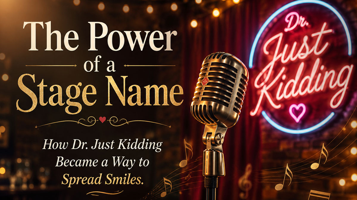 The Power of a Stage Name: How Dr. Just Kidding Became a Way to Spread Smiles